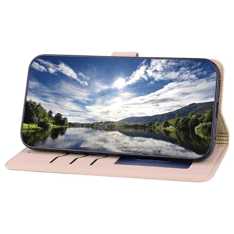 Pouzdro Honor X9B X8B X7B Jednobarevné Kožené Vyklápěcí Pouzdro na Telefon Pro Huawei Honor X9b X8b X7b X6A X7A X8A X9A X8 X6 X7 X9 Kryt Peněženky