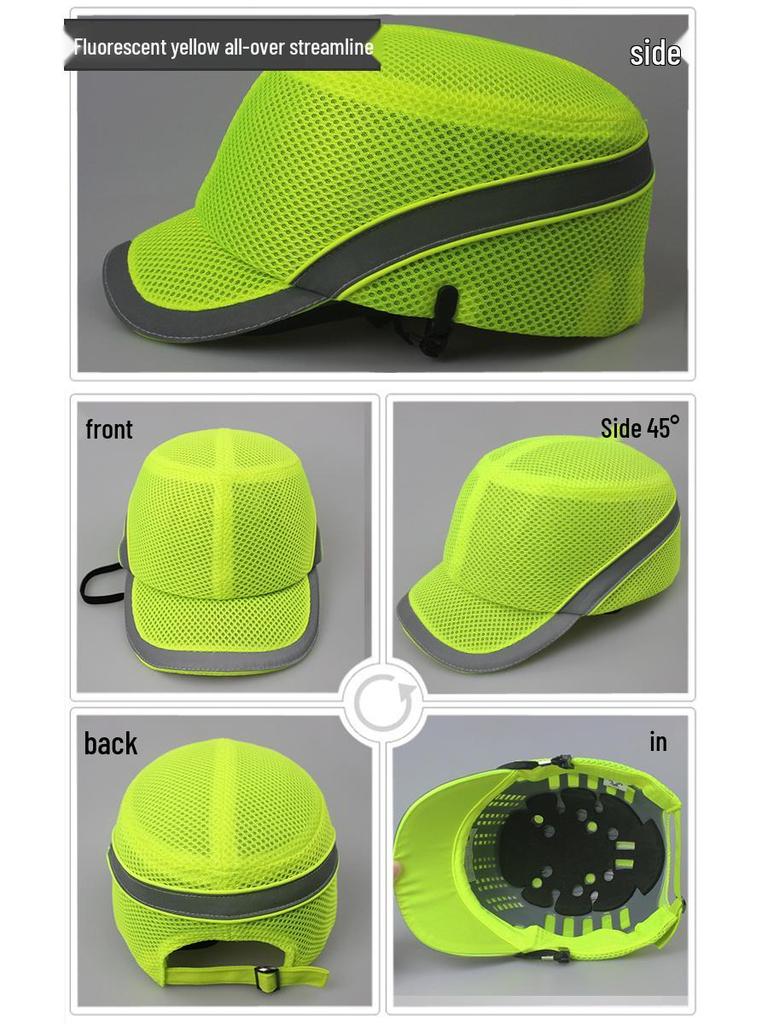 Lightweight Breathable Anti-Bump Cap with PE Shell for Impact Protection and Safety