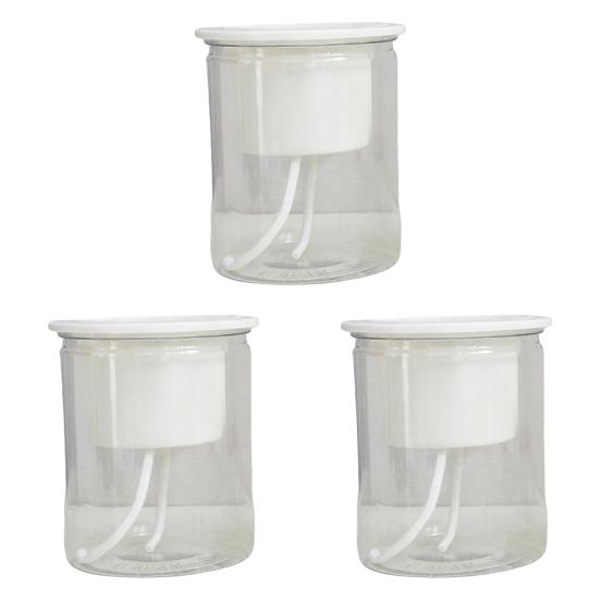 Self Watering Plant Pot Flower Pot with Transparent Reservoir Clear Self Watering Planter for Indoor Plants Flowers African Violets