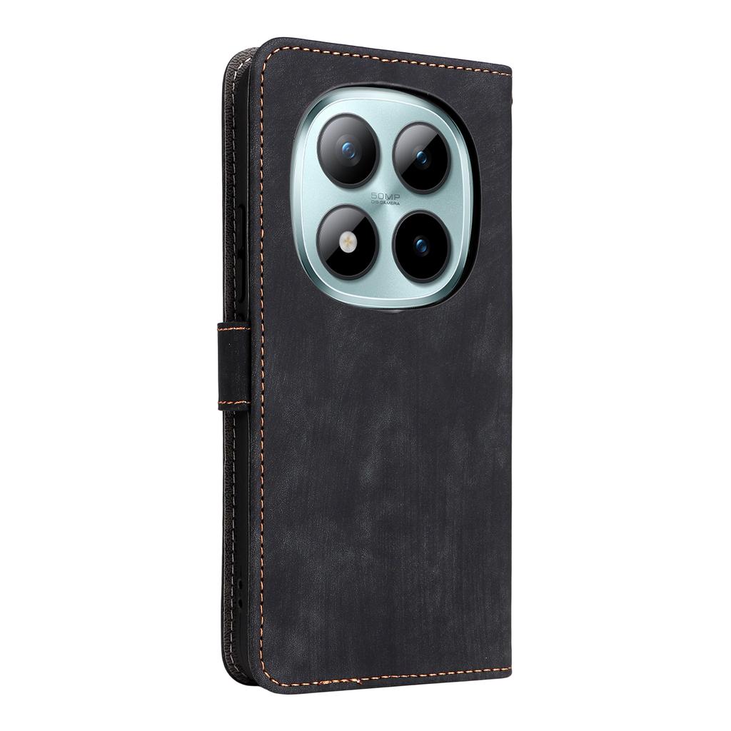 For Xiaomi Redmi Note 15 Pro 5G (Global) Case Wallet RFID Blocking PU Leather Phone Cover Stand with Strap