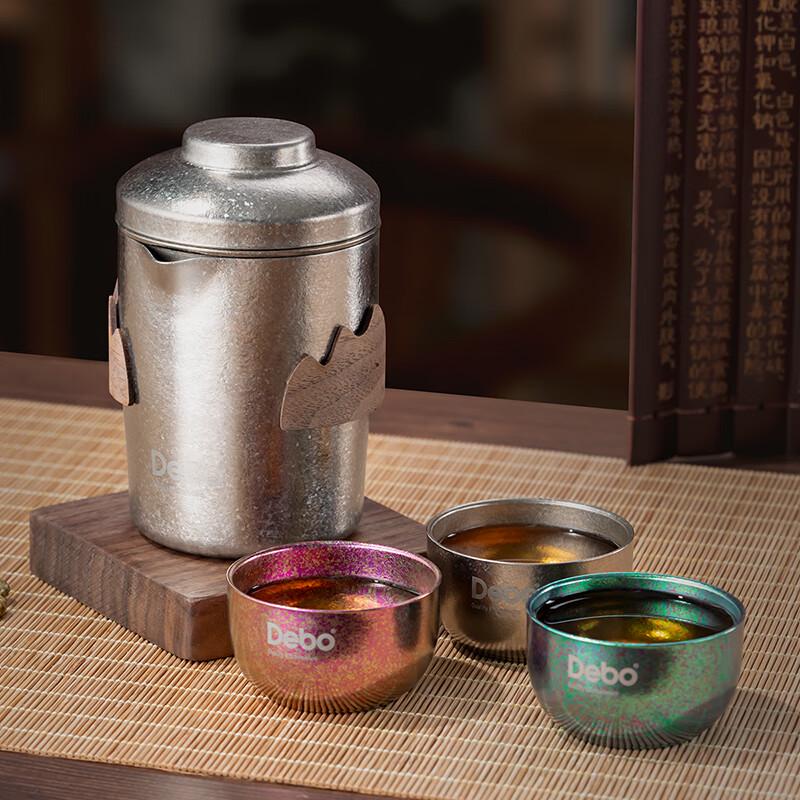 Debo Osuna Pure Titanium Portable Travel Tea Set