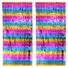 Party Party Colorful Square Rain Curtain Birthday Party Background Wall Decoration Square Rain Curtain
