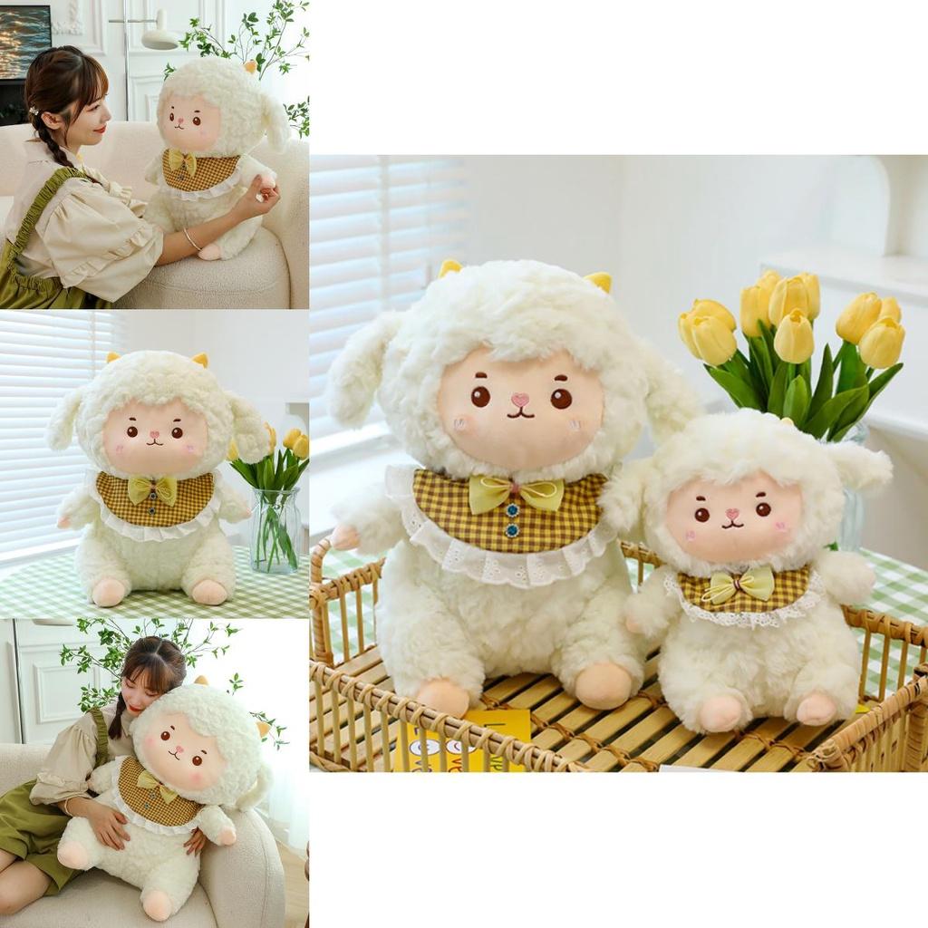 Cute Cloud Sheep Plush Toy For Girls Ideal For Sleeping And Cuddling Wholesale Birthday Gift