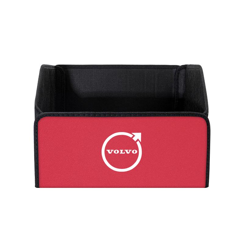 Car Interiors Leather Storage Box Toolcase Multiuse Organizer Bag For Volvo Rdesign V60 V40 XC90 S60 C30 XC60 V50 V70 XC40 S80