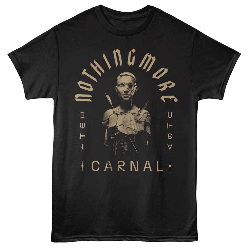 Nothing More - Carnal - Black - Front Print Adult Unisex Short Sleeve T-Shirt L