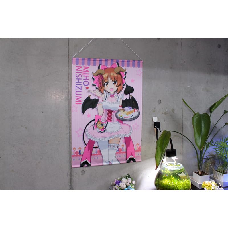 Girls Panzer Final Chapter Nishizumi Miho Original B2 Tapestry Little Devil Waitress &