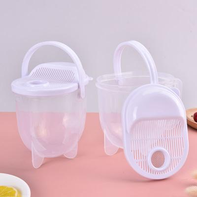 1 pezzo di comoda pulizia in plastica da cucina, lavaggio rapido del dispositivo per il riso, lavaggio del riso
