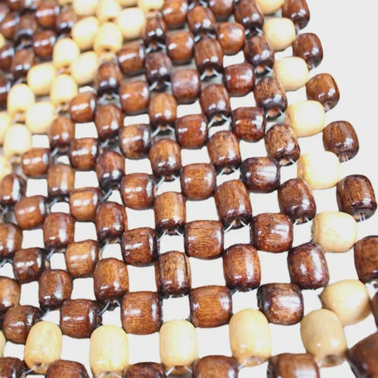 Pernă de răcire pentru scaun auto din lemn țesute manual - Covoraș universal de vară, respirabil