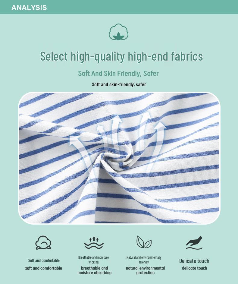 Children's Spring/Summer Mesh Striped Floral Sequin Dress - Short Sleeve