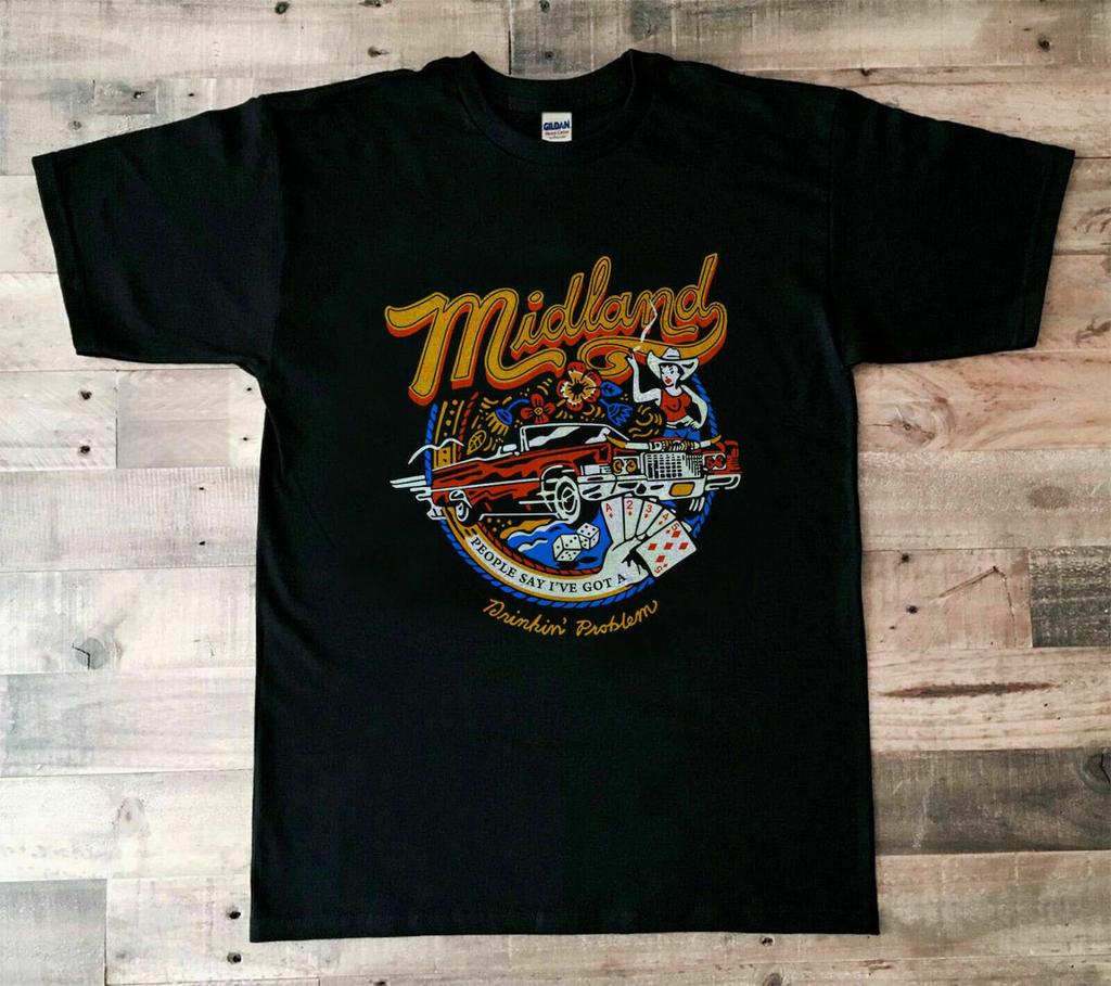 Best Popular Shirt Midland drinking problem Gildan Size S to 2XL Unisex Best Tshirt T-shirt