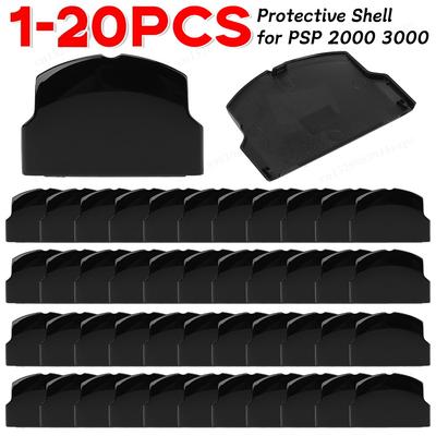 1-20PCS Black Battery Slim Back Cover Case for PSP 2000 Replacement Plastic Protective Case For PSP 2000 PSP 3000 Series