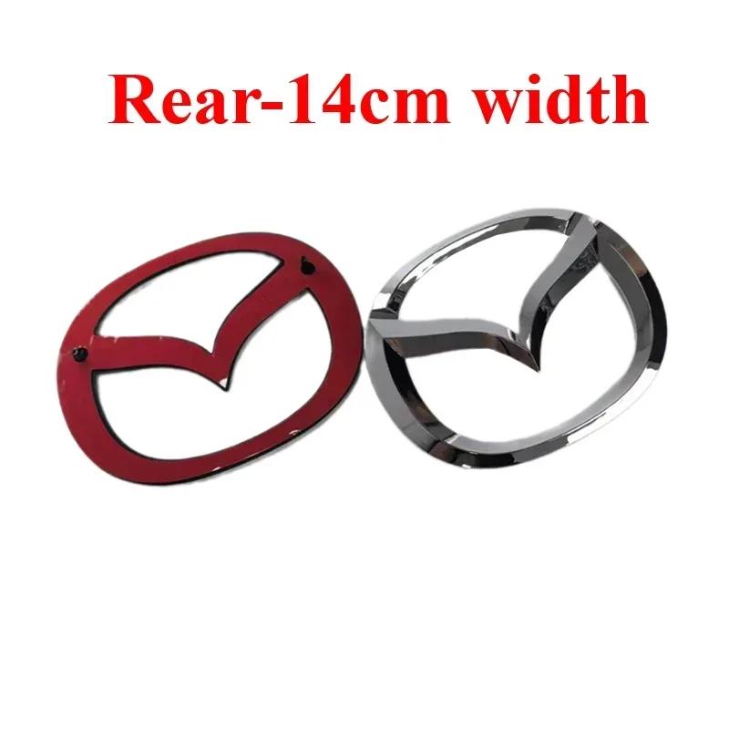 Fit for Mazda CX7 CX-7 Car 19cm Front Emblem 14cm Rear Trunk Badge Sticker Plastic Auto Steering Wheel Badge Accessories