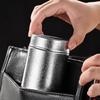 Pure Titanium Tea Tin Large Capacity Storage Box Portable Tea Jar  for Home&Travel