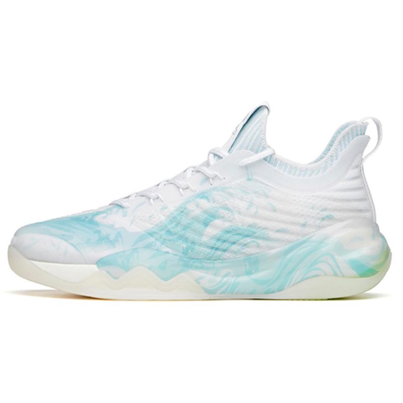 Anta KT6 Баскетбольные кроссовки мужские низкие Белые/Синие Сникеры 44