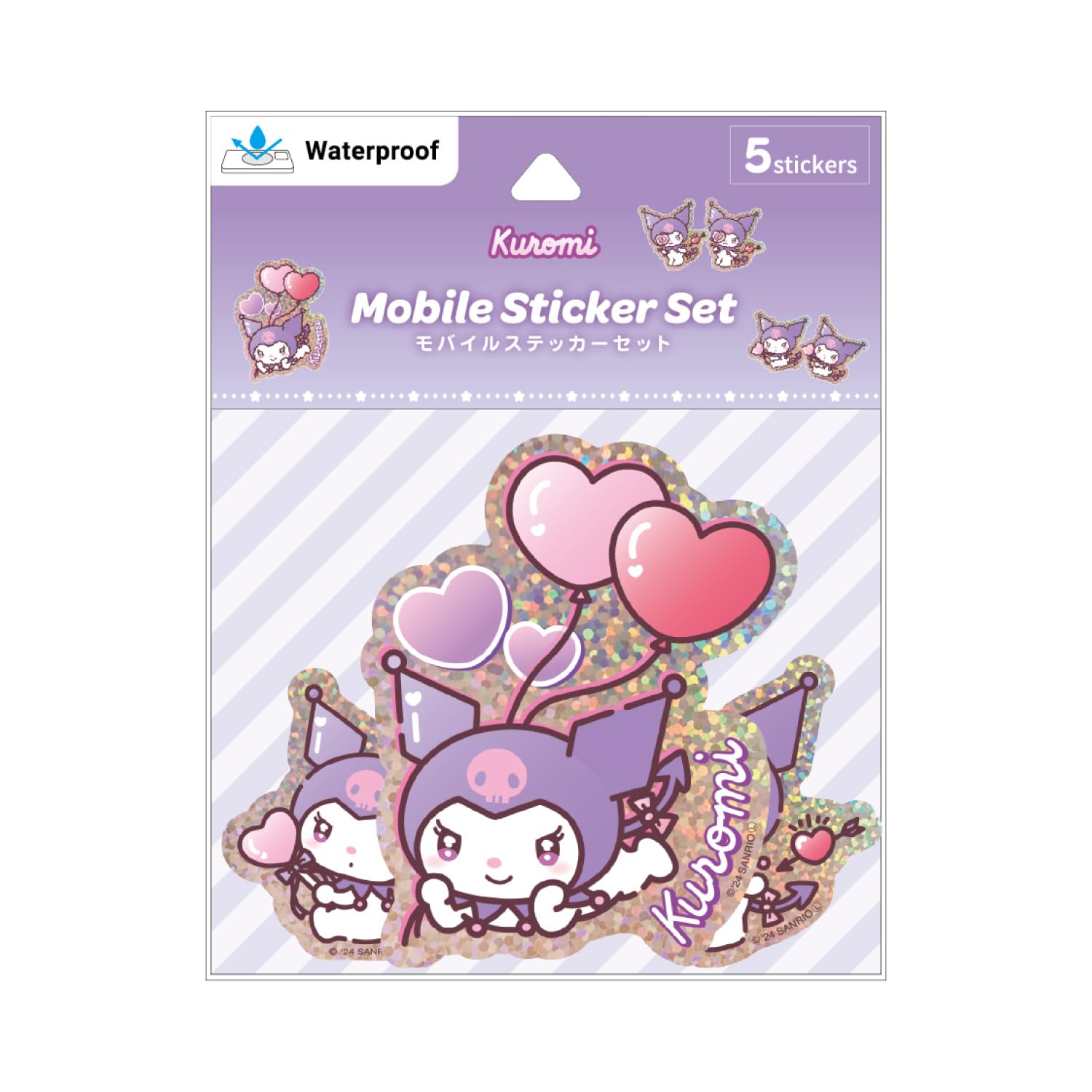 Gourmandies Sanrio Characters Mobile Sticker Kuromi SANG-483KU