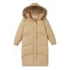 2024 Women's Extra-Long Korean Cotton Quilt Coat - Winter Over-the-Knee Loose Fit