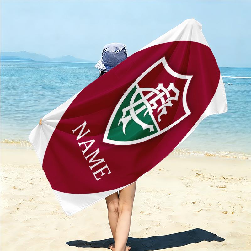 Personalized Flamengo Team Crest Beach Towel Microfiber Beach Towel Thin Absorbent for Beach Swimming Yoga Bath Sports. 0910171