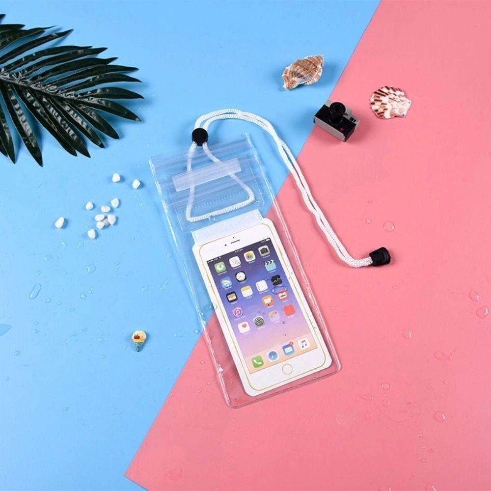Thick Strap Waterproof Phone Case PVC Mobile Phone Pouch  Thailand Water Splashing Festival