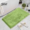 Comfortable Shower Mat Soft Shaggy Solid Color Bath Rectangle 40x60CM Chenille Anti-slip Thick Moisture-absorbing Floor