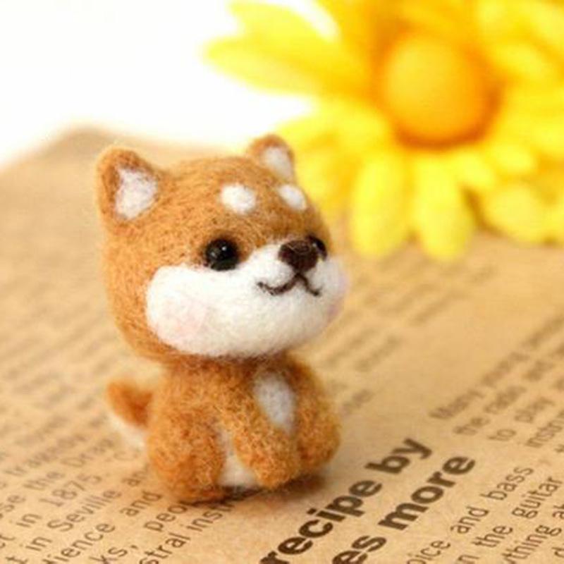 DIY Wool Felt Panda Craft Kit with Tools