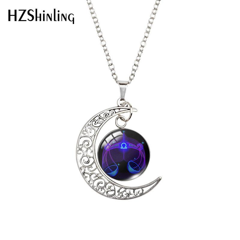 

Fashionable Zodiac Moonlight Gemstone Necklace Featuring Beautiful Geometric Style YLXL27
