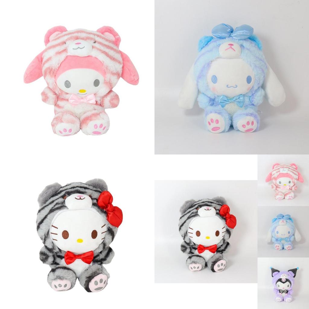 Adorable Tiger Kuromi My Melody Cinema Roll Pudding Dog Plush Toy Ultra Soft Short Plush Doll