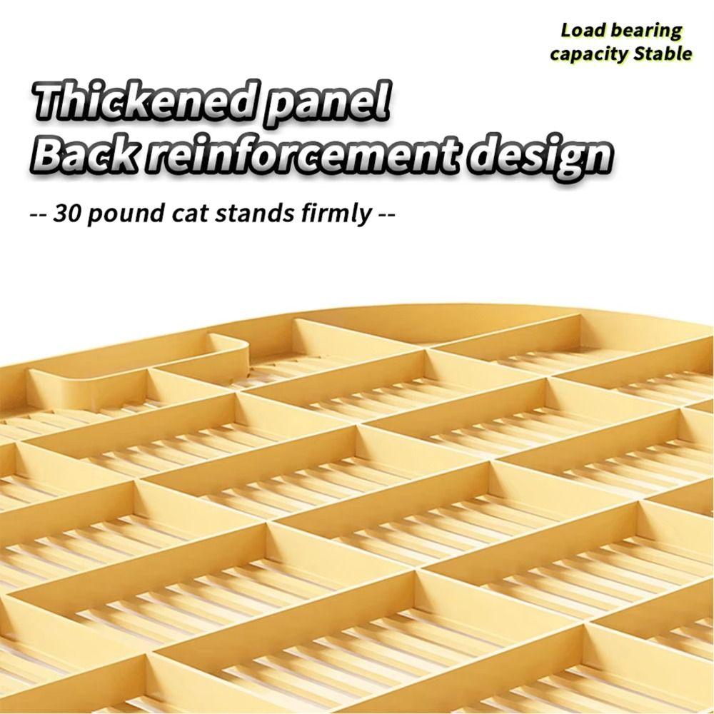 Anti-splash Cat Litter Mat Detachable Kitty Litter Trapper Mats  Indoor