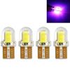4Pcs 12V Car T10 W5W LED COB Silicone Bright Turn Signal Side Light