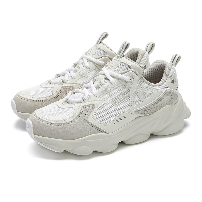 Fila Skipper 1S Retro Classic Fashion Versatile Simple High-Quality Sports Casual Shoes Women Sneakers White F12W522124FBT