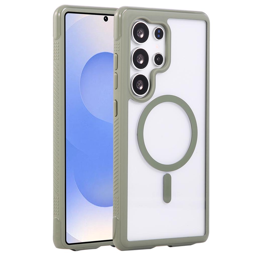 For Samsung Galaxy S25 Ultra Case TPU+PC Transparent Protective Phone Cover with Wrist Strap