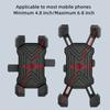Phone Holder for Bike or Motocycels Automatic Locking Anti-Shock Bicycle Mobile Phone Holder Thickened Non-Slip Bracket