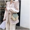 Women's Bag Woven Hexagonal Women's Bag Solid Color Single Shoulder Crossbody Bag Straw Bag Tassel Chain Bag