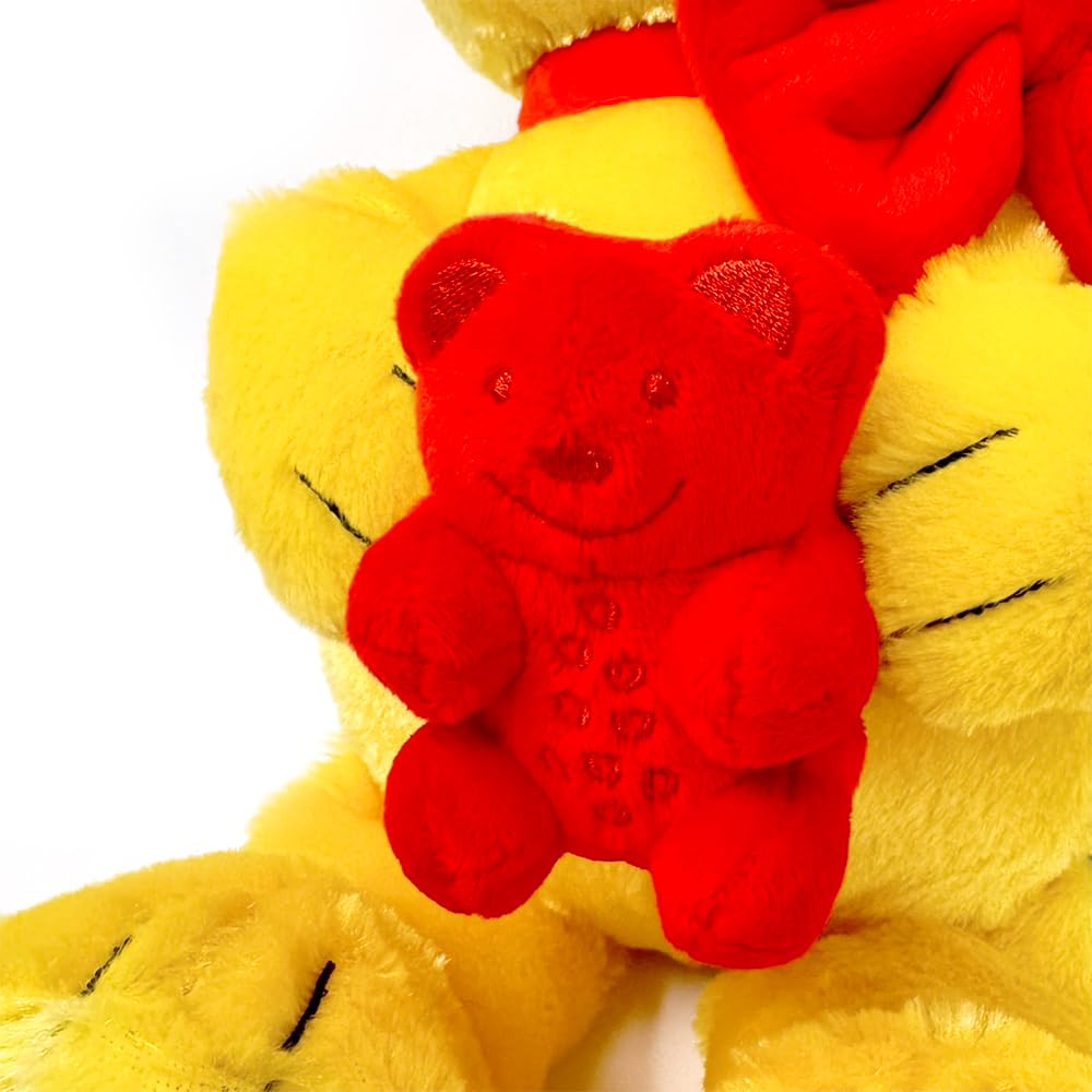 Haribo Gold Bear Gummy Big Plush Toy, Approx. 40cm, with Toy Diamond