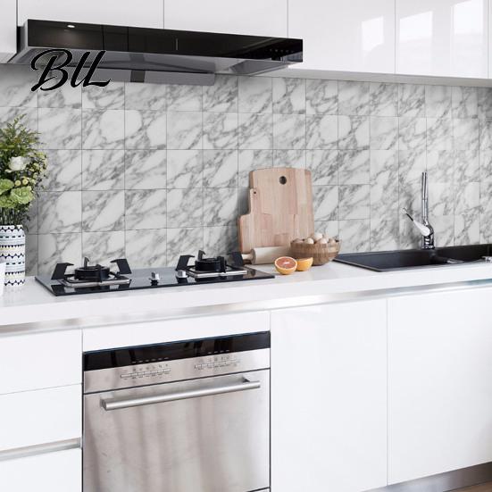 Scratch Resistant Wall Decor for Home 12PCS Imitation Marble Pattern Stickers, Self-Adhesive Waterproof EVA Realistic Stone Texture Stickers
