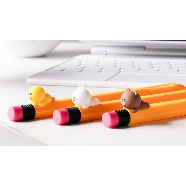 Elago Line Friends Apple Pencil 2nd Generation Silicone Case, Brown, 1 Piece
