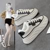 Mode Mode Damen Schuhe Winter Neu Damen Casual Sportschuh Warm Plüsch Dicke Sohle Damen Stiefel Trendiger Höhenzuwachs Baumwollschuhe