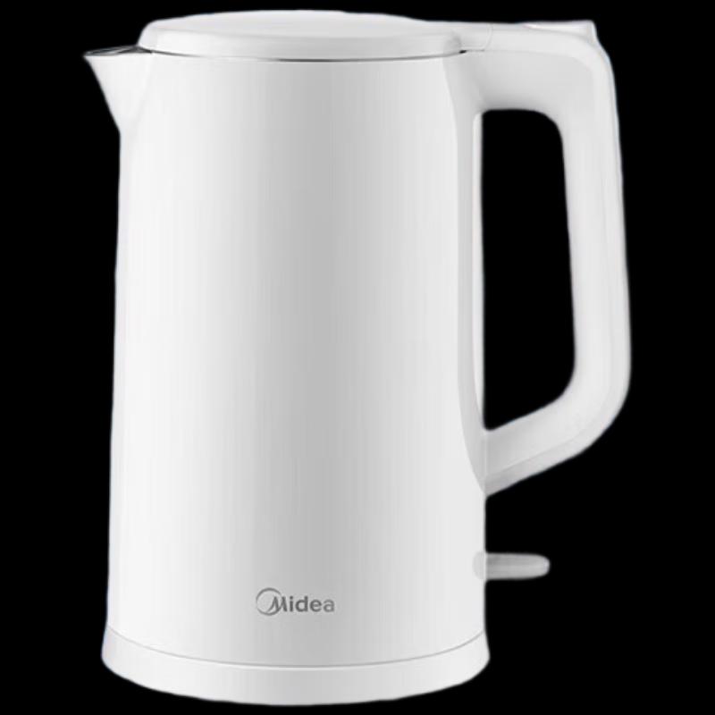 Midea AEK1769 1.7L Double-Layer Anti-Scald Electric Kettle CN plug (adapter included)