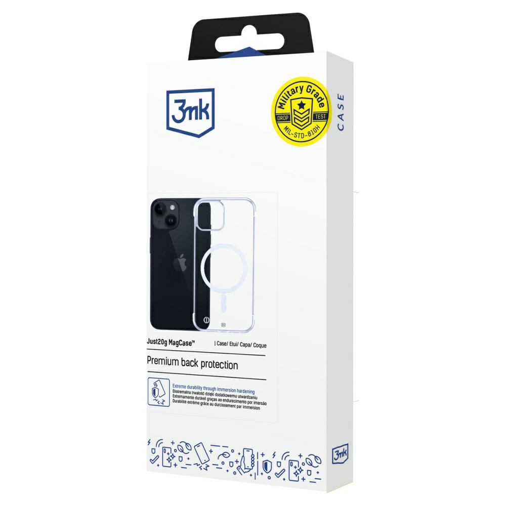Ultralekkie Etui 3Mk Just20G Magcase Do Iphone 14, Przezroczyste