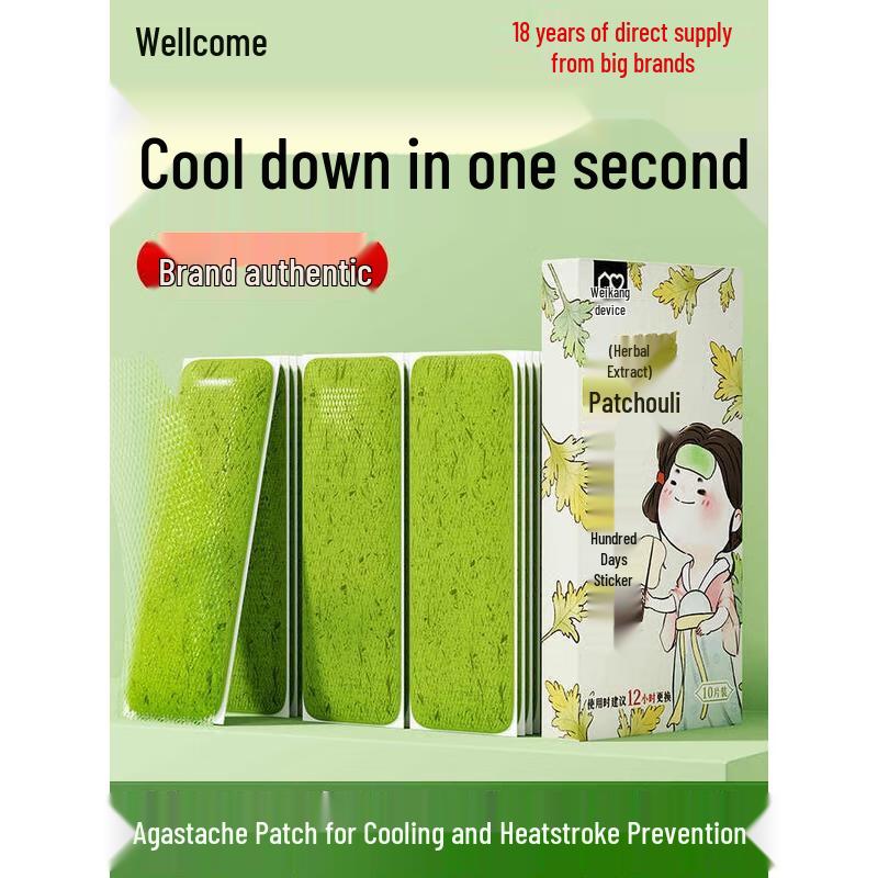 HANDUNYOU Pogostemon Herbal Cooling Patches