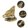 Messing Chinesischer Tierkreis Hahn Tierfigur Kreative Statue Retro Dekoration Statuen