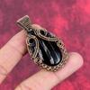 Hypersthene pendant copper wire wrapped jewelry handmade pendant Hypersthene gemstone jewelry gifts for wife copper pendant gifts for friend