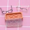 Flexible Resin Mold Small Ornament Molds Eyeglass Shape Silicone Texture for Epoxy Crafts and Creative Wall Decorations