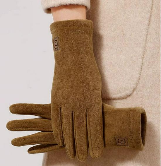 Women's Winter Touchscreen Cycling Gloves 2026 - Windproof, Double-Sided Fleece Lined, Thickened Warm Gloves