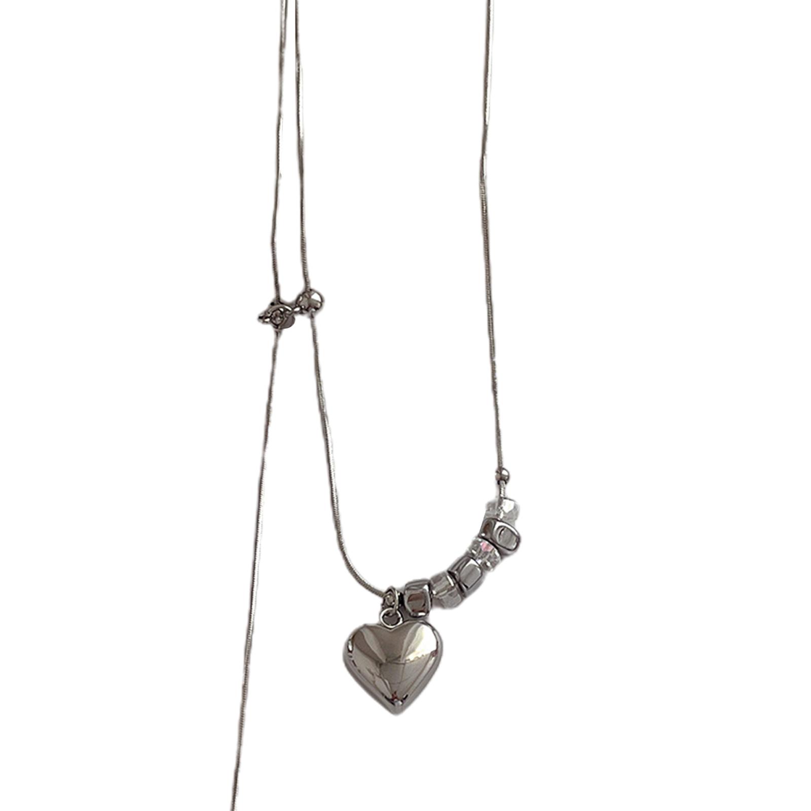 

Stainless Steel Pendant Necklace Short Choker with Toggle Clasp Neck Chain Metal Pendant Choker Jewelry Gift for Women 1
