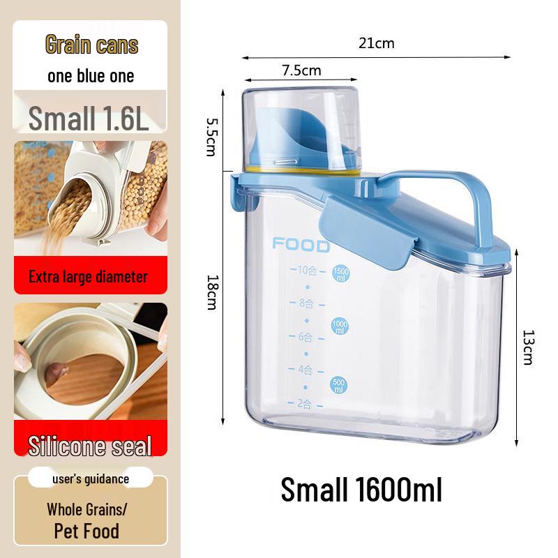 

Герметичная банка для хранения хлопьев и зерна с крышкой