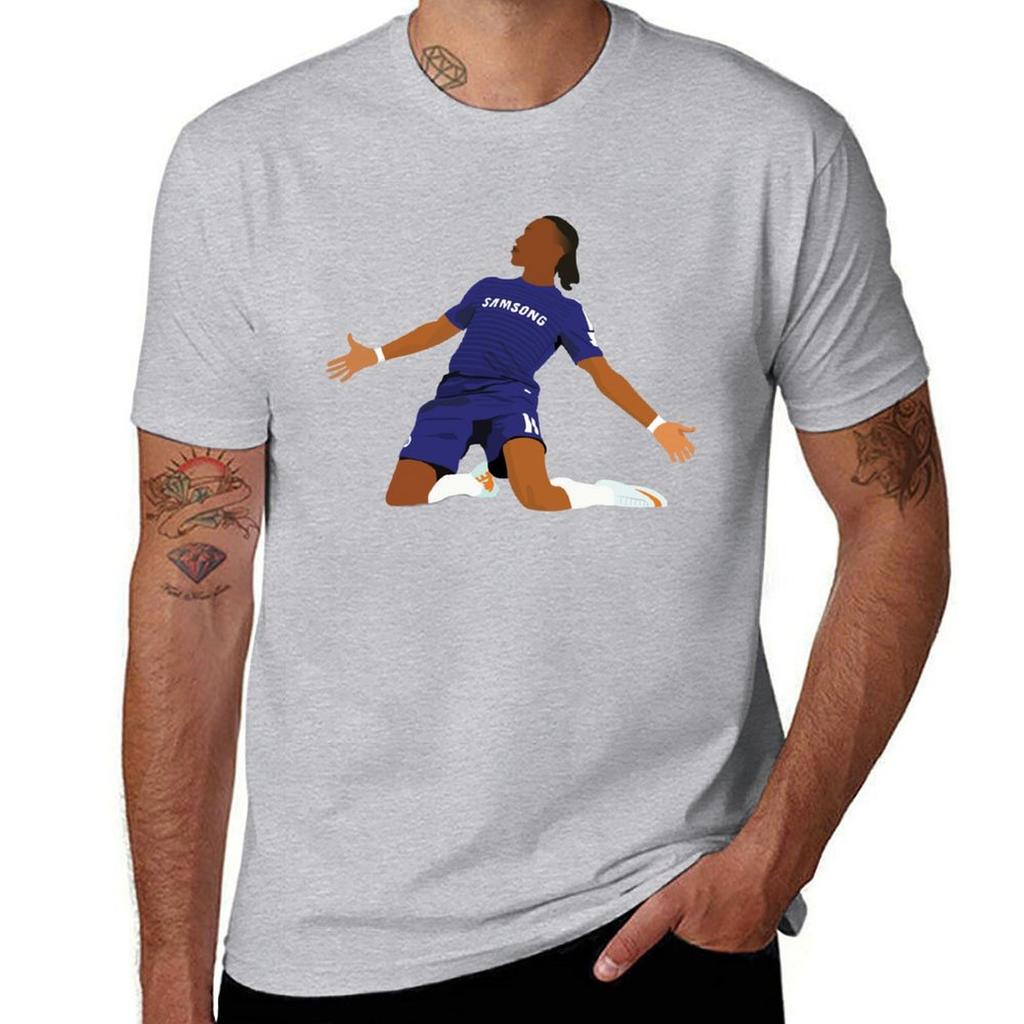 Drogba (Chelsea) Tshirt Aesthetic Clothes For A Boy Plus Size Tops Designer T Shirt Unisex