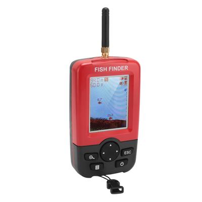 Portable Fish Finder Waterproof Screen Display Alarm Function Wireless Fish Finder for All Fishing Types