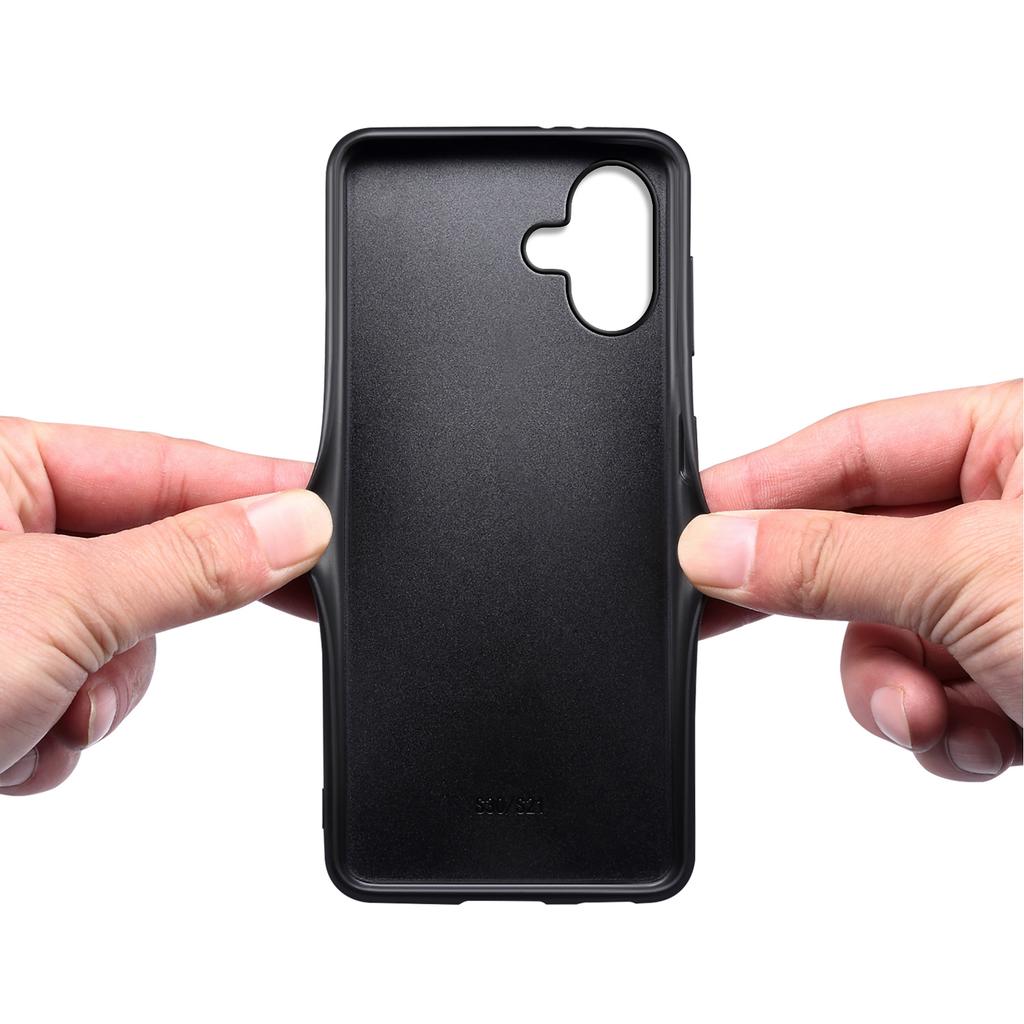 For iPhone 16 Plus Case Crocodile Texture Leather Coated PC+TPU Phone Cover