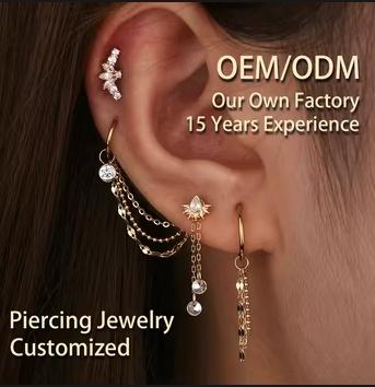 Eternal Metal ASTM F136 Titanium Internally Threaded Buttfly CZ&Opal Belly Ring Navel Piercing Body Jewelry