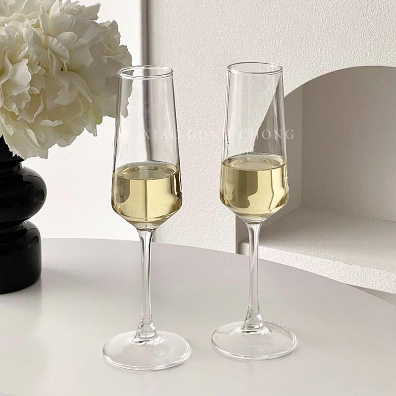 ZISIZ French Style Crystal Champagne Glass